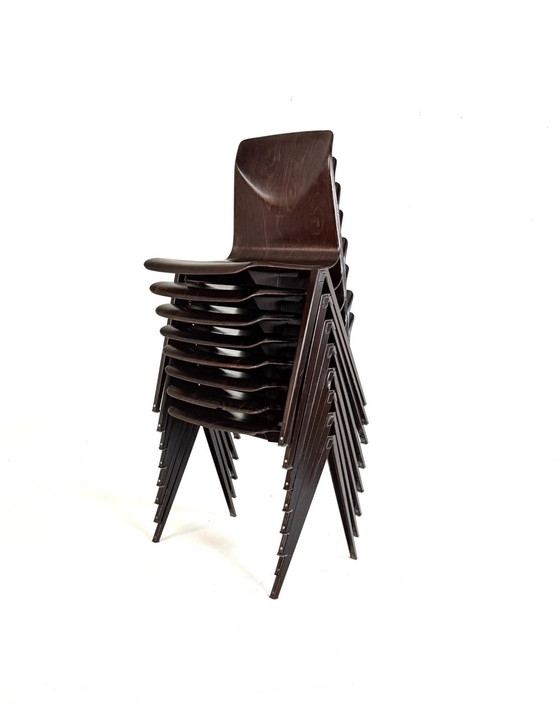 Image 1 of 8x eetkamerstoel model S22, Galvanitas ‘60