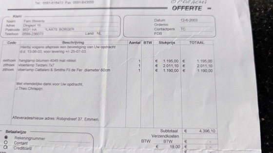 Image 1 of Catellani & Smith – Lampadaire design Fil de Fer Terra Ø60 (avec ticket d'achat)