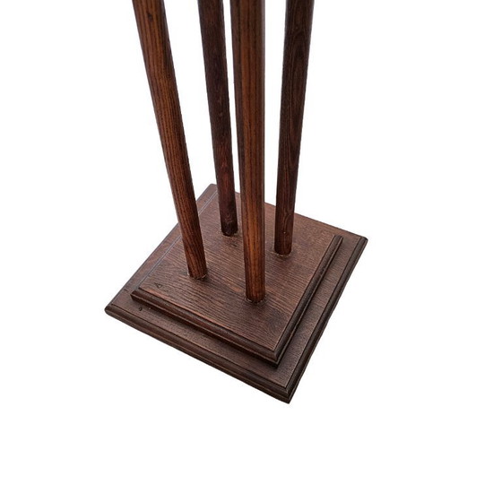 Image 1 of Antiek Frans eiken en grenen plantentafel, begin 1900