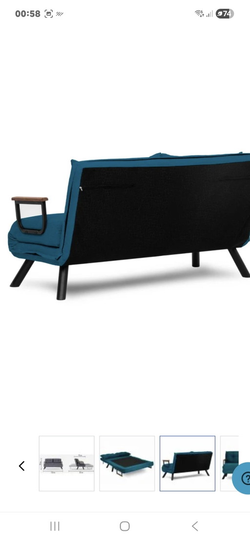 2-seater sofa bed