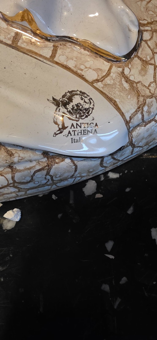 Antica Athena Italia – vazen, Ceramic, Gold (photo 2 of 5)