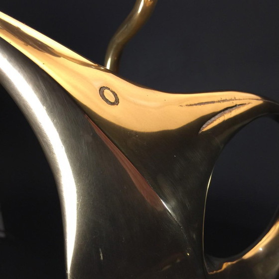 Modernist Sculptural Table Lamp, 1960 – Bronze, Metal, Design (photo 10 of 17)