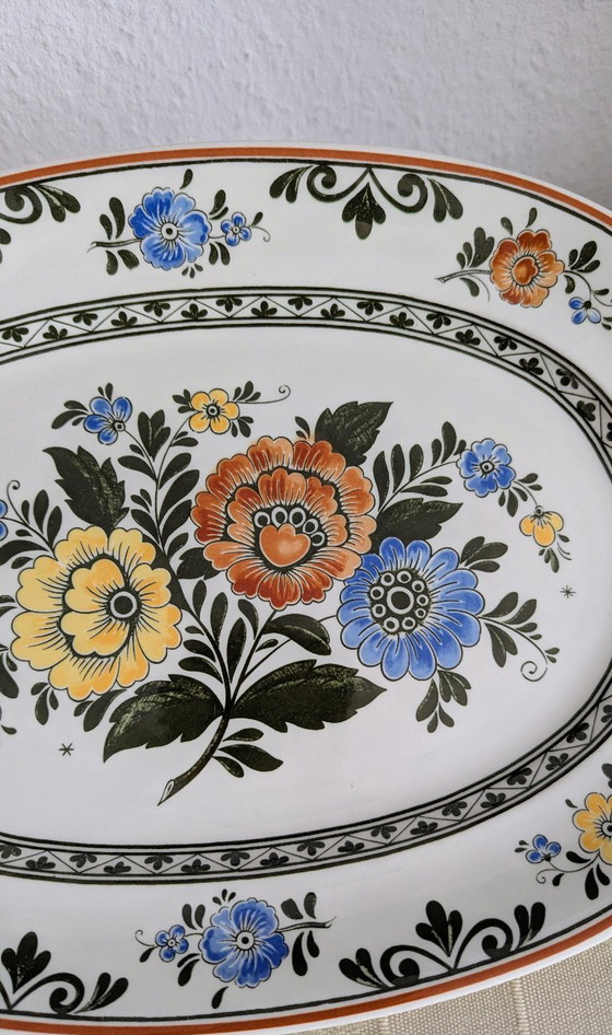Oval serving platter, by Villeroy & Boch, "Old Amsterdam" – Villeroy und Boch, Crockery, Porcelain (photo 5 of 9)