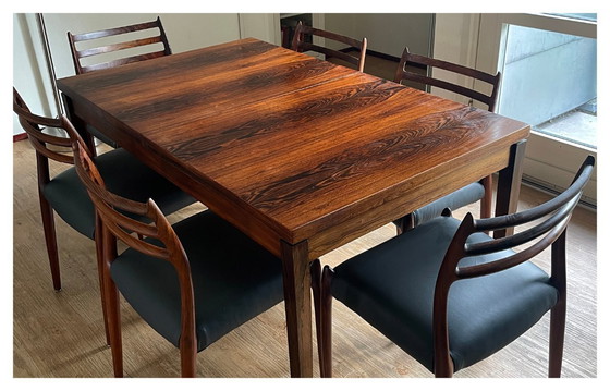 Image 1 of Table de salle à manger vintage design scandinave (1960s)