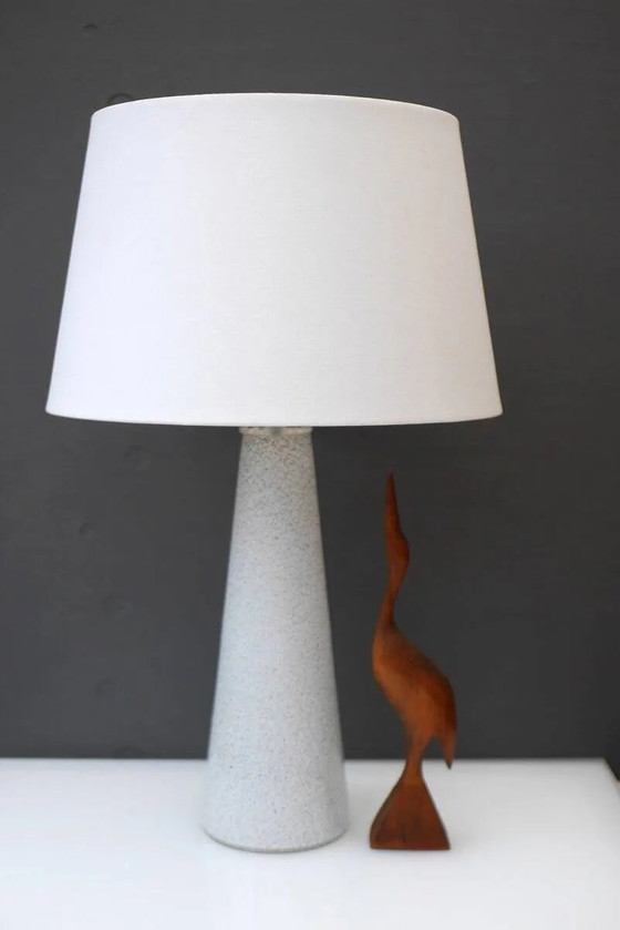 Image 1 of Art glass lamp by Bengt Orup for Hyllinge Glasbruk