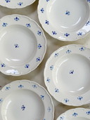 Boch Frères La Louvière, Ensemble de 6 assiettes creuses vintage, vers 1940