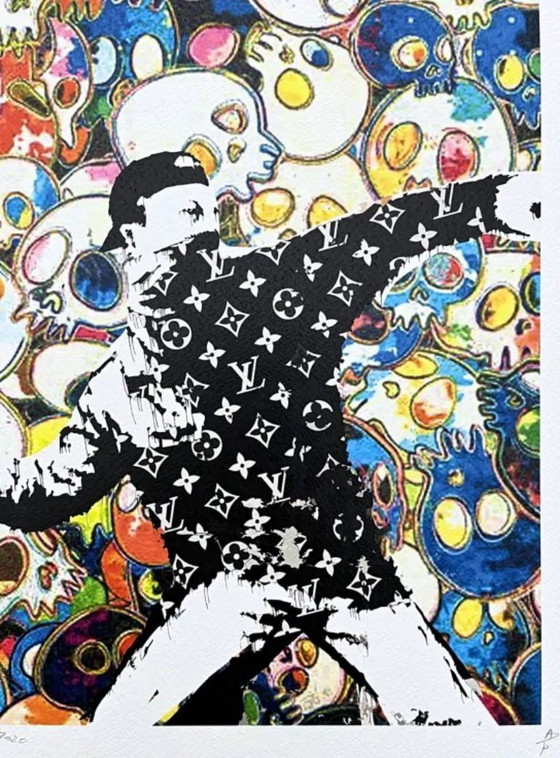 Image 1 of Death Nyc - Lanciatore di fiori di Banksy e Louis Vuitton - Edizione limitata con certificato