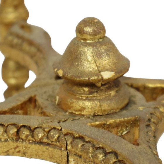 Image 1 of Französische antike Beistelltische Marmor Empire Stil