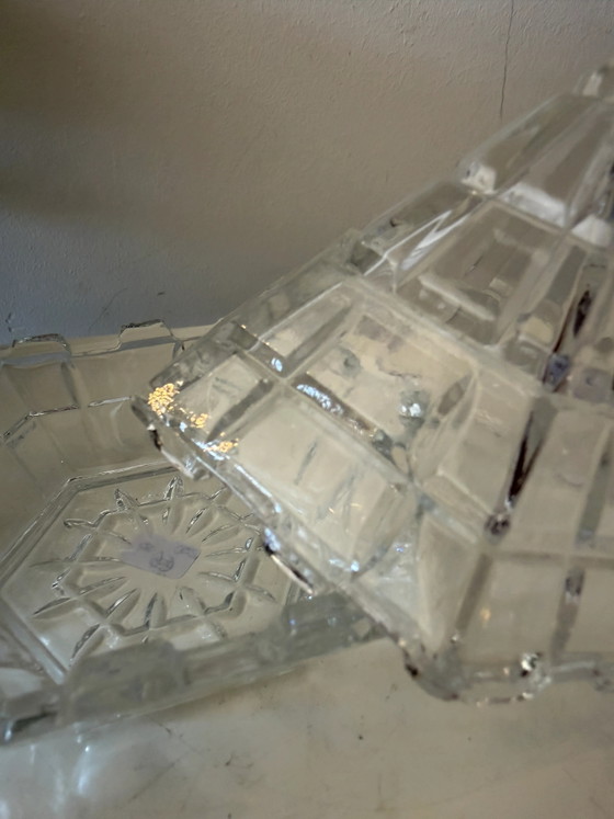 Scatola portaoggetti piramidale Royal Crystal Rock – Accessori da tavola, Glass, Mid Century Modern (photo 4 of 4)