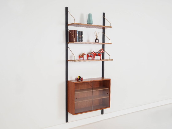 Image 1 of Estantería de teca, diseño danés, años 60, producción: Dinamarca