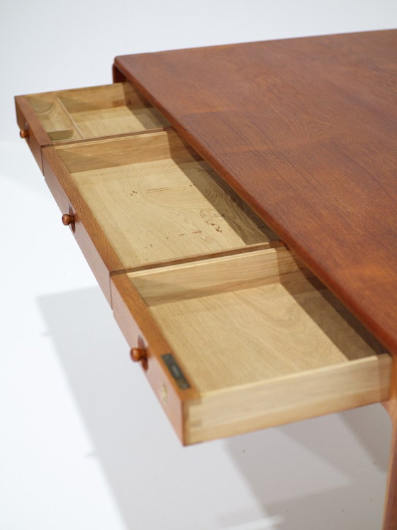 Hans J. Wegner Desk AT-305 Drop-Leaf Teak Oak 1950s – Hans Wegner, Wood, Vintage (photo 12 of 17)