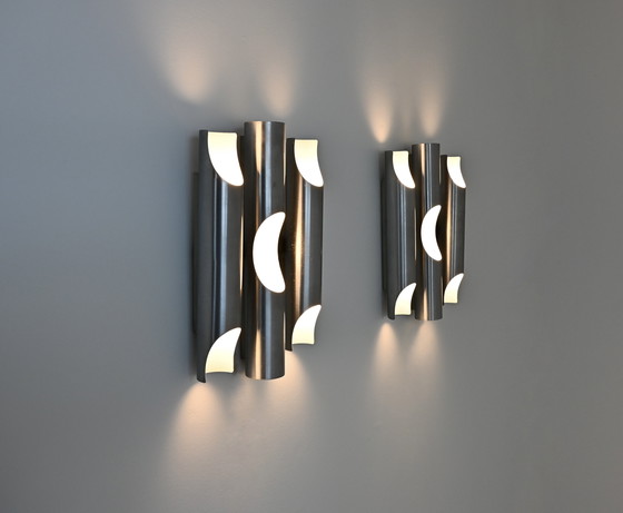 Image 1 of Pair of Fuga Wall Lamps by Maija Liisa Komulainen for Raak, 1970s