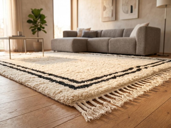 Image 1 of Luxe handgemaakt vloerkleed 200cm x 300cm