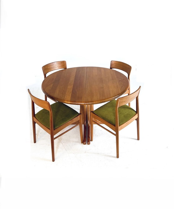 Image 1 of Table de salle à manger danoise à rallonge, Juul Kristensen '60