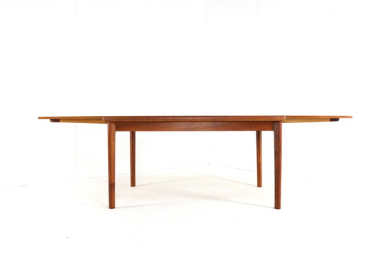 Image 1 of Henning Kjearnulf Vejle rectangular extendable dining table XL vintage