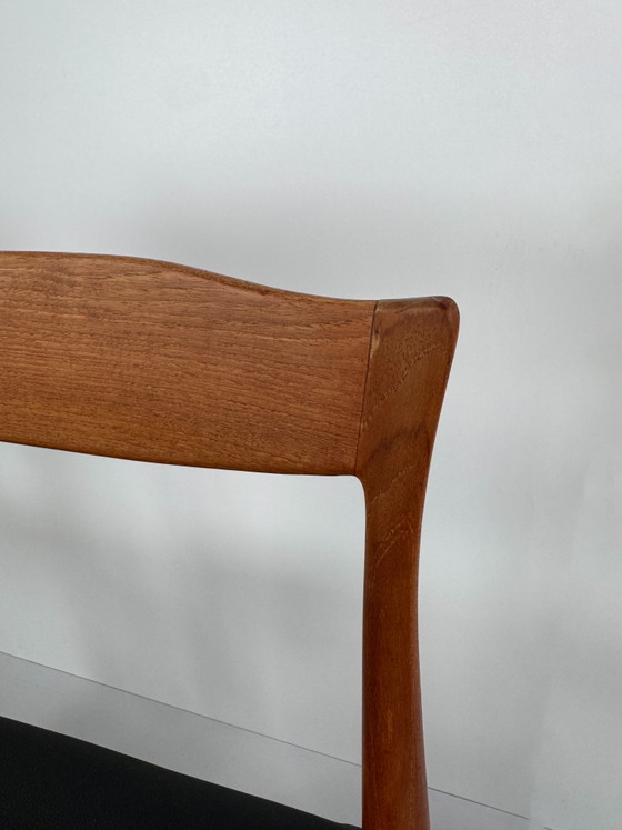 Image 1 of Set of 5 Danish Dining Chairs, attributed to Arne Hovmand-Olsen, Denmark, 1960s