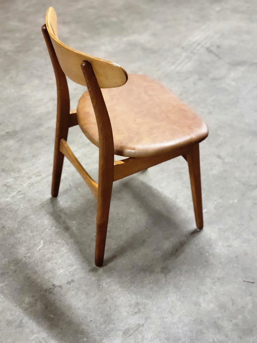 Sedia Hans J. Wegner CH30 in rovere, Carl Hansen & Søn – eetkamerstoelen, Wood, Vintage (photo 2 of 8)
