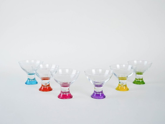 Image 1 of Set di ciotole da dessert, design italiano, anni '80, produzione: Italia