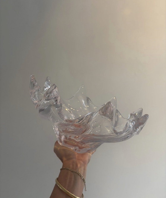 Bol à fruits en cristal Mid Century Modern | Art Vannes | 1960 – Verre (photo 7 of 8)
