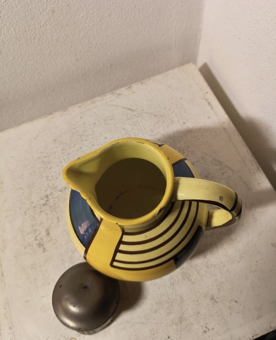 Teiera Eva Zeisel Schramberg Mondriaan Art Déco Bauhaus design Modello 73 – Oggetti decorativi, Ceramica (photo 9 of 10)