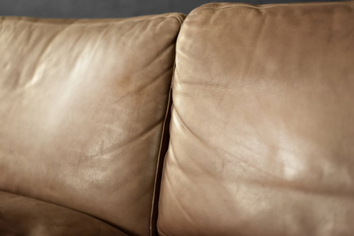 Vintage Mid-Century Danish Modern Brown 3-Seater Sofa from  Mogens Hansen, 1970s