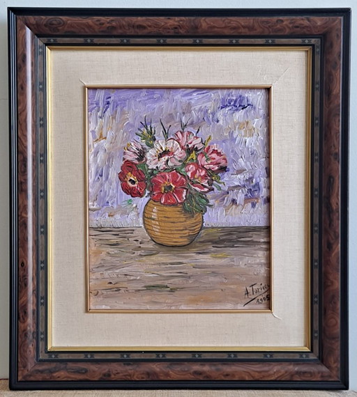 Vintage schilderij "Klein boeket"