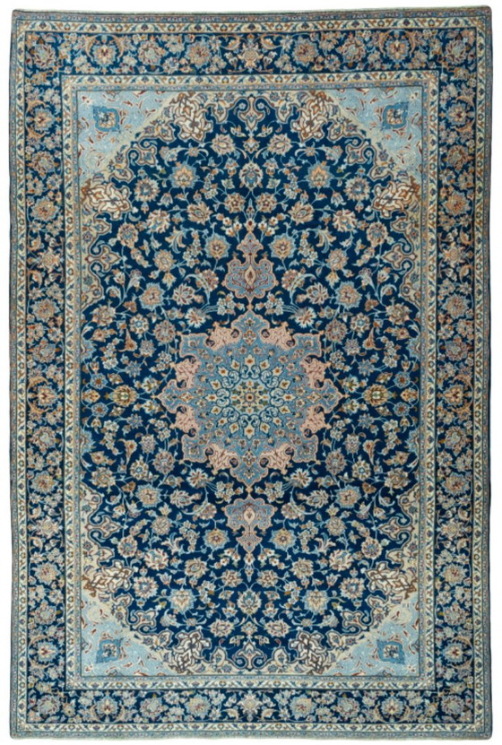 Image 1 of Tappeto orientale annodato a mano in sughero Kashmar - 374 x 249 cm