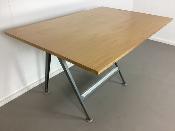 Image 1 of Vintage Friso Kramer drafting table Ahrend de Cirkel fifties Reply