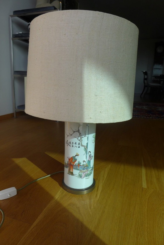 Image 1 of 2 table lamps with lampshade from Chinese vases