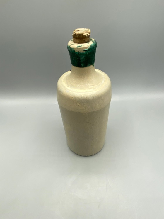 Bouteille en grès vintage allemande M.K.M. – Objets déco, Cork (photo 2 of 4)