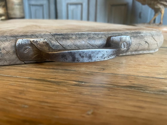 Image 1 of Bread board Snack board Cutting board beech wood antique French