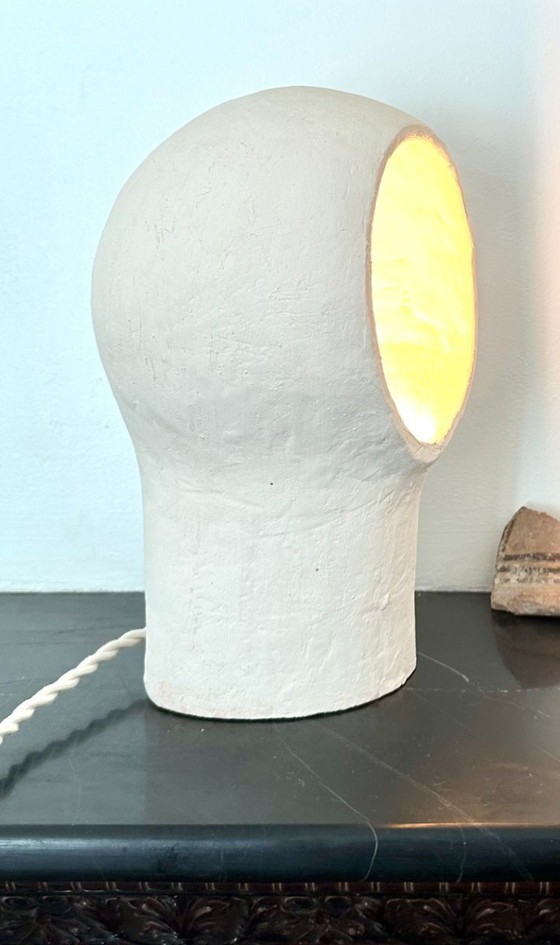 Image 1 of  French contemporary ceramic lamp, "Nuvole" by Renzo Maar