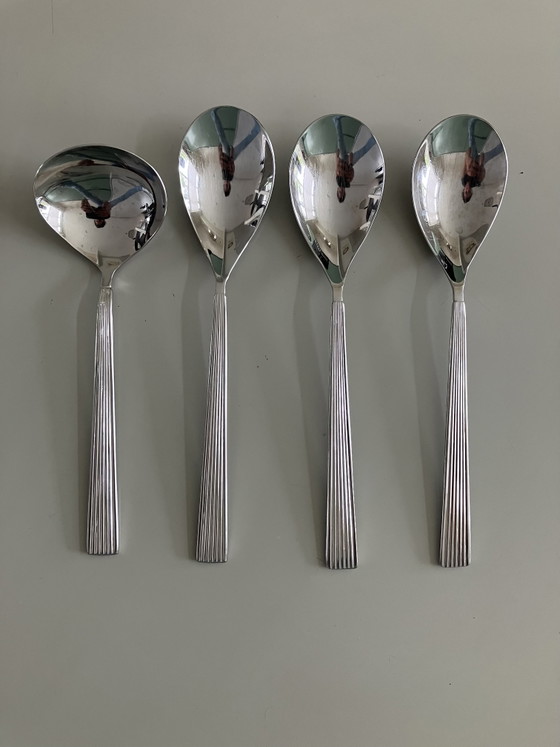 30-Delige Bestekset Van Wedgwood, Type Regent – rvs (photo 7 of 7)