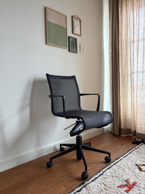 Image 1 of Sedia da ufficio Alias ​​Rollingframe Netweave design - Nero