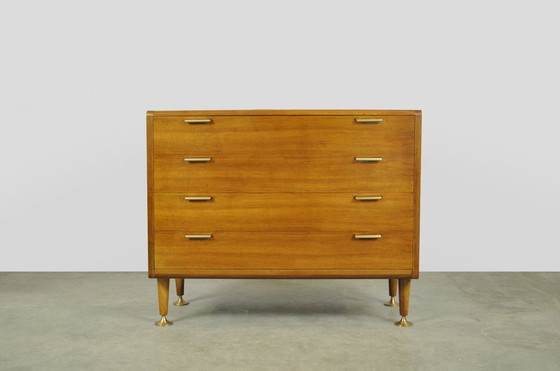 Image 1 of Commode en noyer A.A. Patijn du milieu du siècle 1950 Pays-Bas