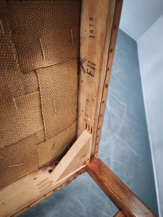 Image 1 of Fauteuil Ole Wanscher modèle 1675 pour Fritz Hansen, Danemark 1942