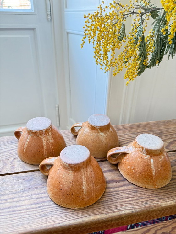 Image 1 of Set of 4 stoneware cups
