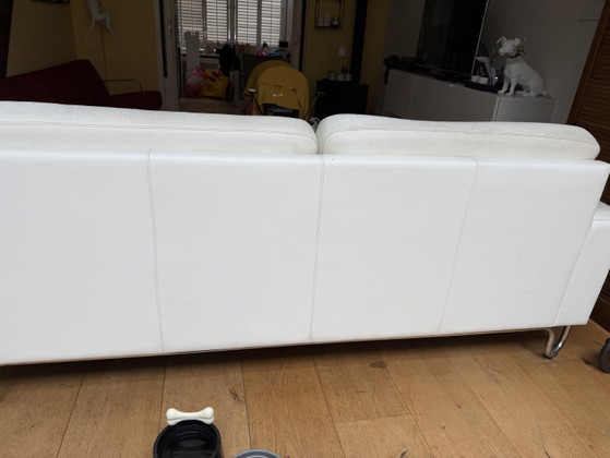 Gispen Classic 3-Seater Sofa – 3-5 seaters, Leather, Chrome (photo 5 of 5)
