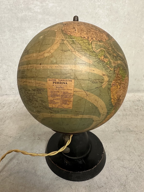 Image 1 of Globo/lámpara antigua de cristal