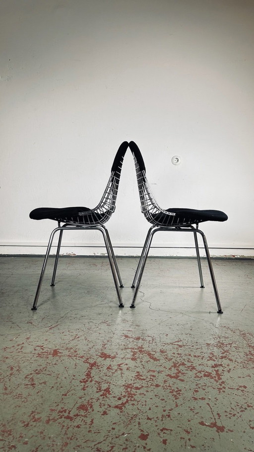 2x DKX - 2 sedie bikini | Prima Serie | Charles Eames | Hermann Miller