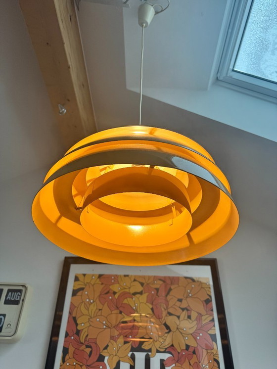 Image 1 of Lampada da soffitto Hans-Agne Jakobsson T 325/450 | Ciondolo "Alveare" in alluminio | Markaryd Svezia | Design scandin