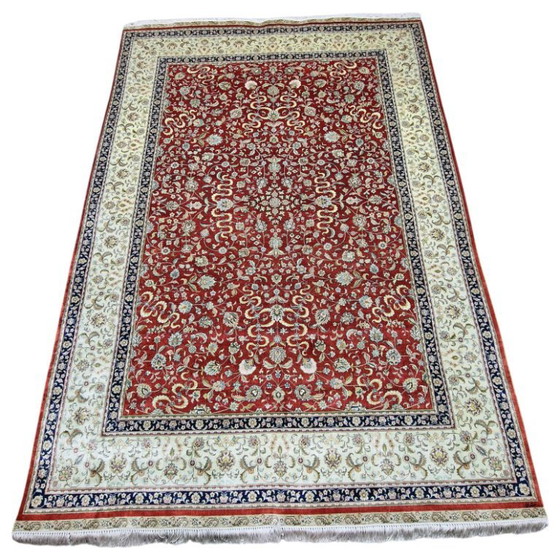 Alfombra de seda Hereke firmada – 246 × 175 cm – Wool (photo 5 of 7)