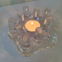 Vintage Georgshutte Jaren '70 Theelicht Houder, Theepot Verwarmer
