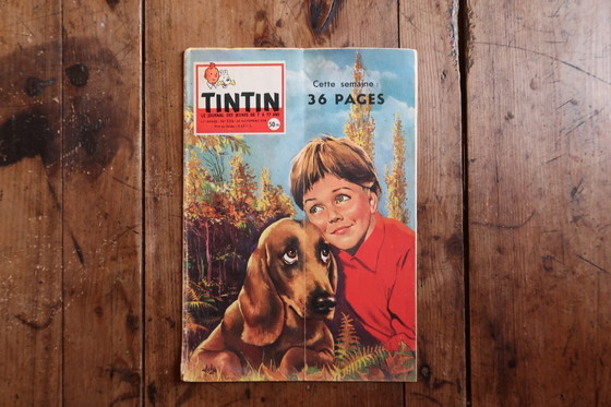Image 1 of Original Le Journal de Tintin, November 1958 – Tintin au Tibet – 2C35