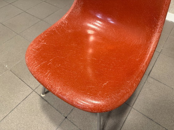 Image 1 of Herman Miller | Charles & Ray Eames | DSX | Terracotta Fiberglass – Chrome steel base | 6x