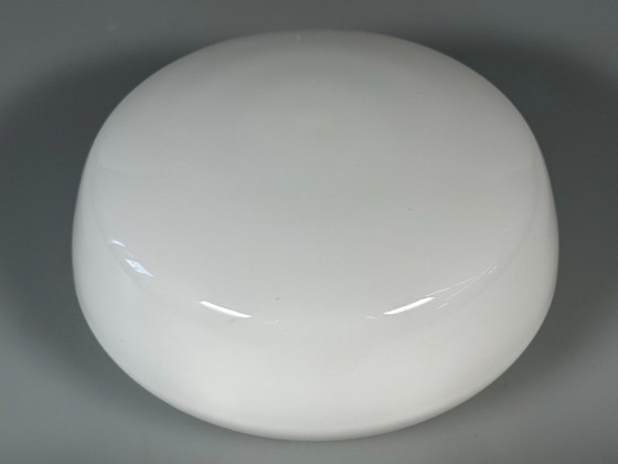 Image 1 of 50er 60er Jahre Lampe Leuchte Plafoniere Milchglas Mid Century Glas Design RZB