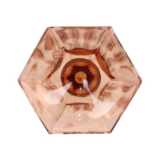 Pink Rosaline Art Deco Vase VSL Luxval Americain 23cm – Glass (photo 9 of 13)