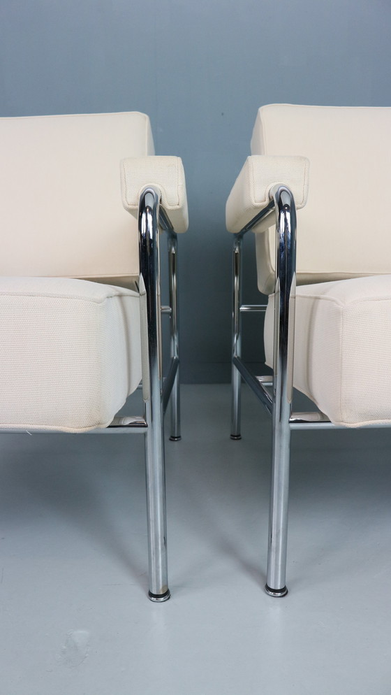 Image 1 of 2x Fauteuil Wagon Fumoir LC13 Le Corbusier, 1931