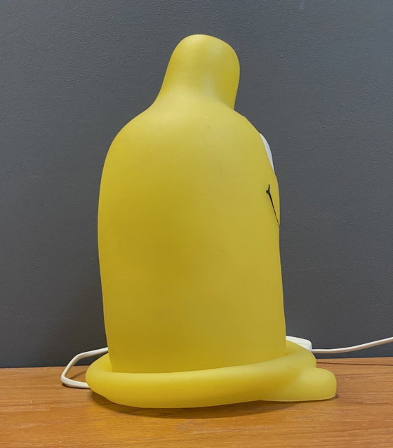 Image 1 of Gele tafellamp van Melek Fecht, model condoom