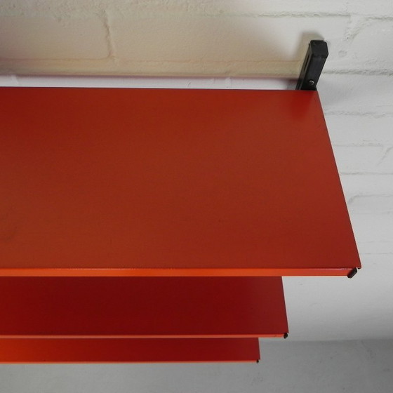 Image 1 of Tomado Holland wall rack - A. Dekker orange black, 1970s